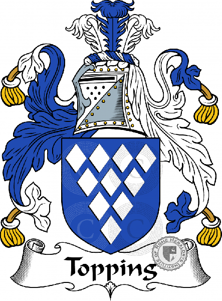 Wappen der Familie Topping