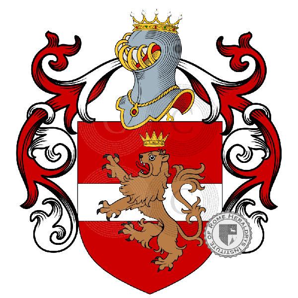Coat of arms of family Stemma gentilizio