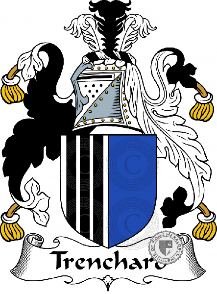 Coat of arms of family Trenchard