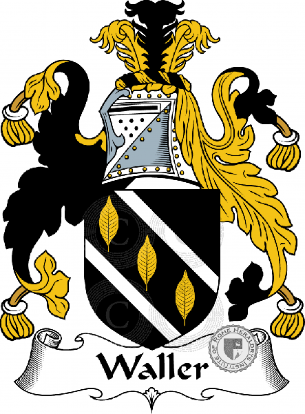 Coat of arms of family Waller