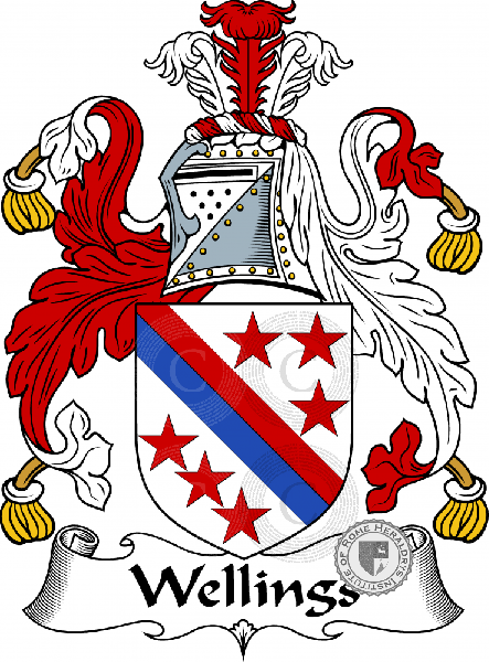 Coat of arms of family Wellings