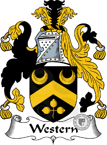 Coat of arms of family Western
