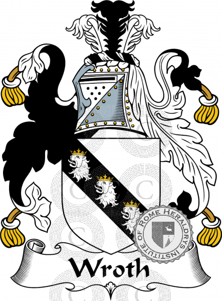 Coat of arms of family Wroth