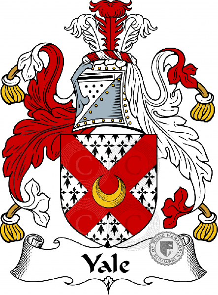 Coat of arms of family Yale