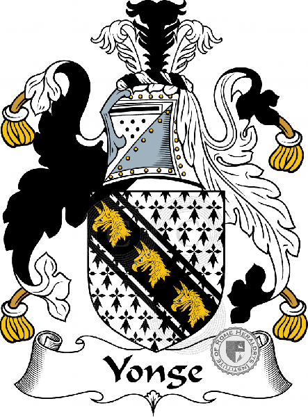 Coat of arms of family Yonge