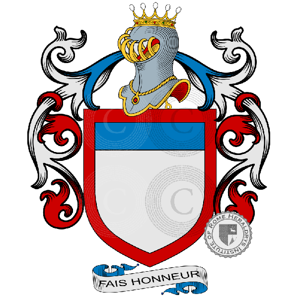 Wappen der Familie Bouchard de Méhérenc
