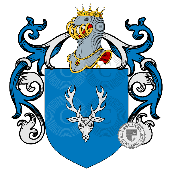 Coat of arms of family Ubaldini