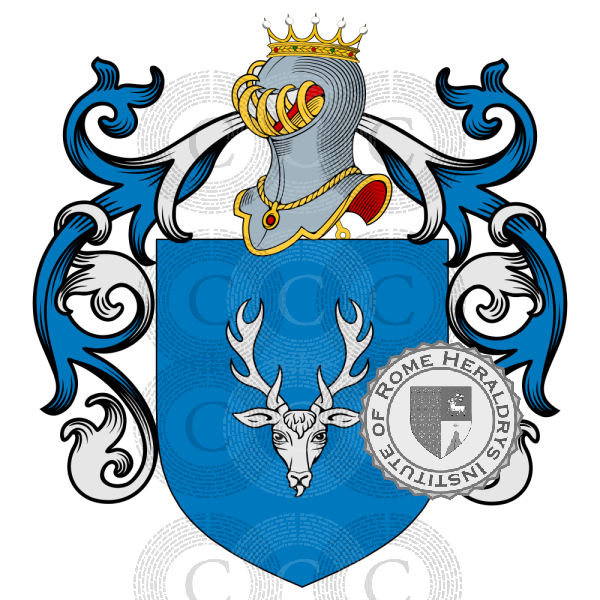 Coat of arms of family Ubaldini