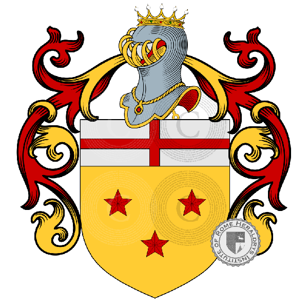 Coat of arms of family Danioli