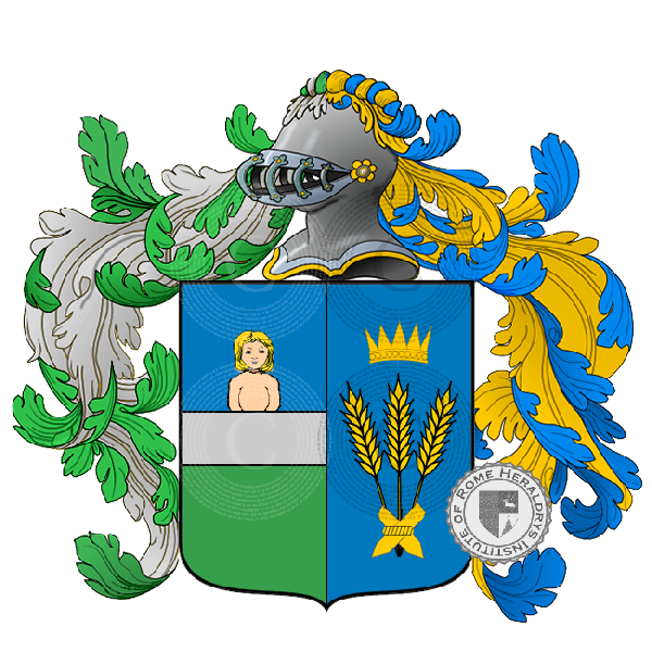 Coat of arms of family biondi