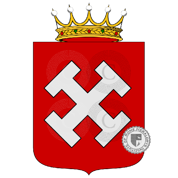 Wappen der Familie Alberghi