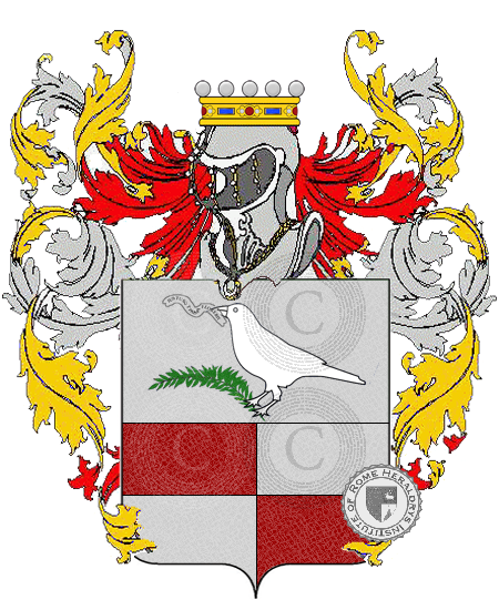 Coat of arms of family peroni                