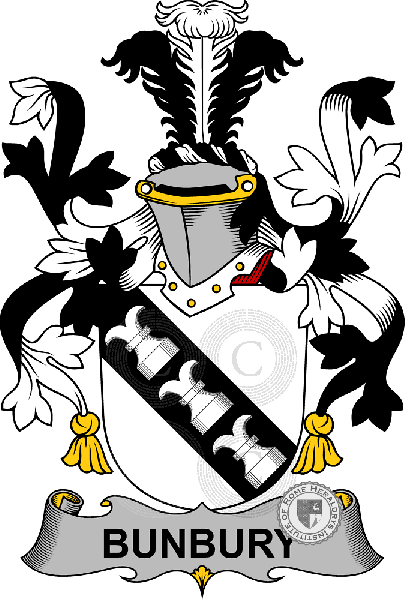 Coat of arms of family Bunbury