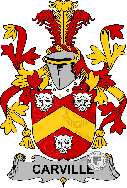 Coat of arms of family Carville