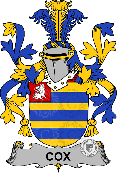Coat of arms of family Cox