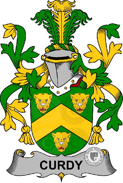 Coat of arms of family Curdy