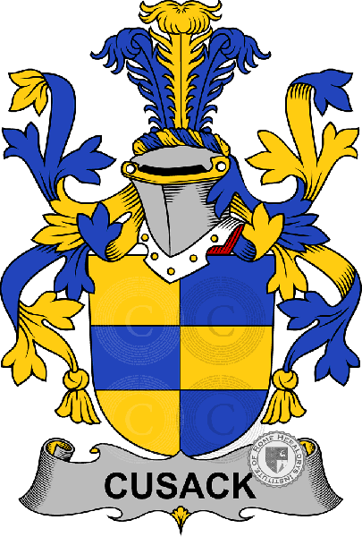 Wappen der Familie Cusack