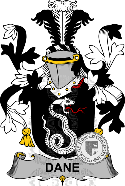 Escudo de la familia Dane