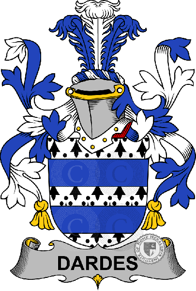Coat of arms of family Dardes