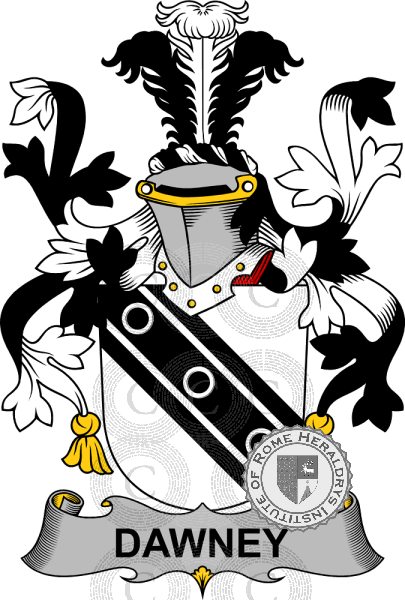 Coat of arms of family Dawney