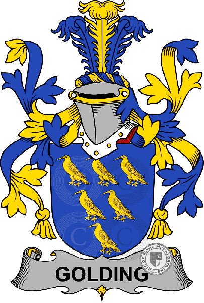 Coat of arms of family Golding