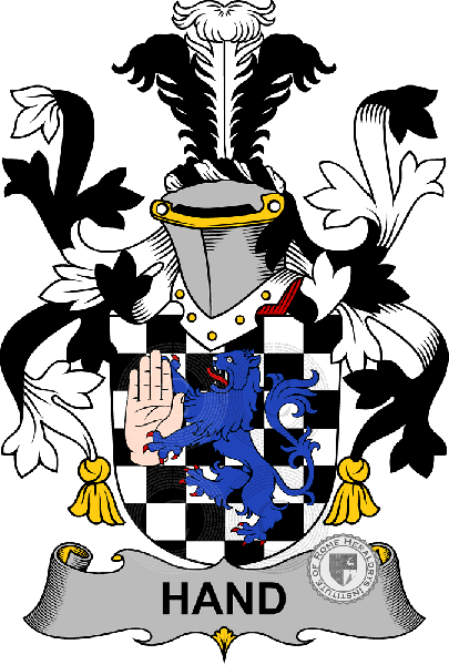 Coat of arms of family Hand