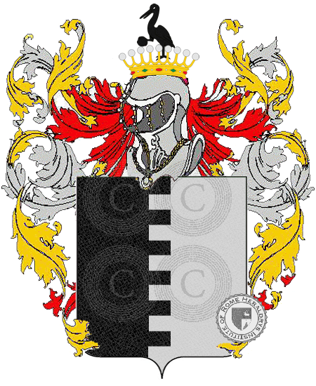 Coat of arms of family cattaneo    
