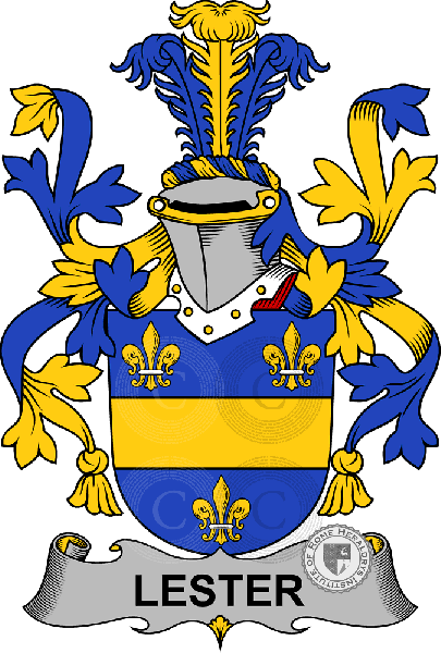 Coat of arms of family Lester