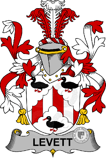 Coat of arms of family Levett