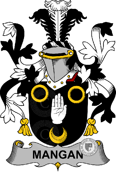 Coat of arms of family Mangan