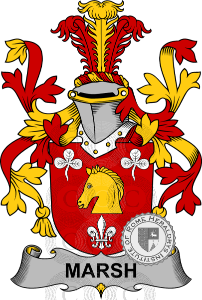 Coat of arms of family Marsh