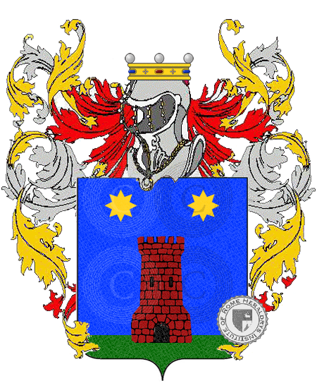Coat of arms of family rocchiccioli     