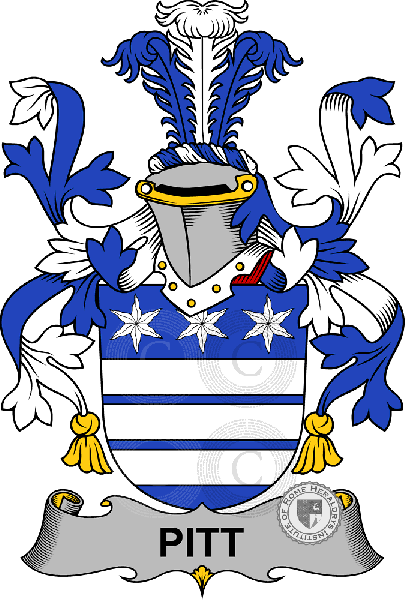 Coat of arms of family Pitt