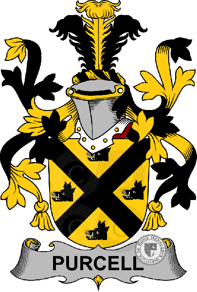 Wappen der Familie Purcell