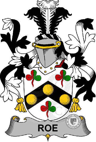 Wappen der Familie Roe