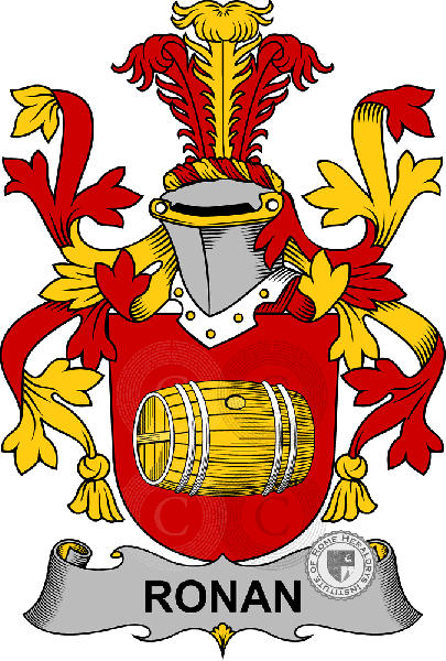 Coat of arms of family Ronan