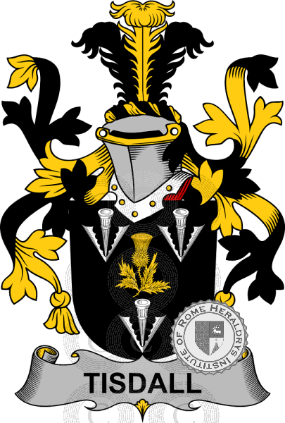 Coat of arms of family Tisdall