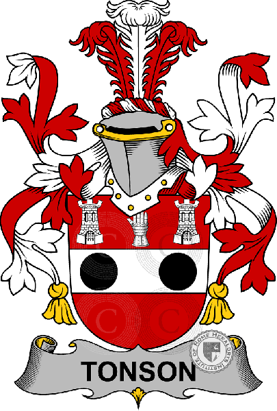 Coat of arms of family Tonson