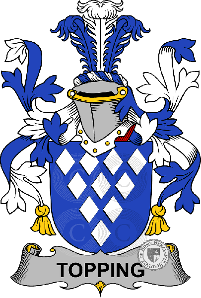 Coat of arms of family Topping