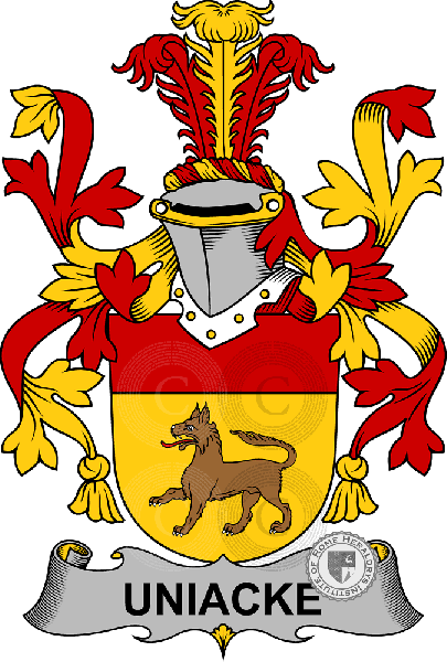 Coat of arms of family Uniacke