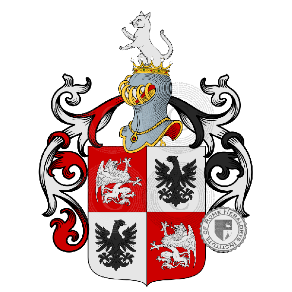 Coat of arms of family Scorza