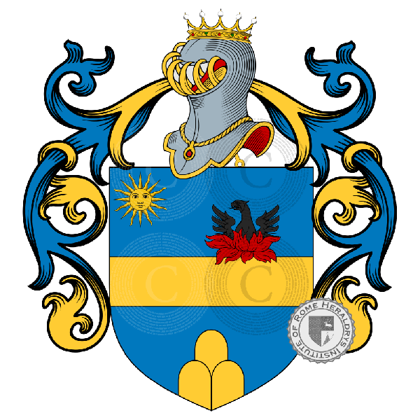 Coat of arms of family Mazzuoli