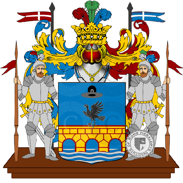 Coat of arms of family puggioni    