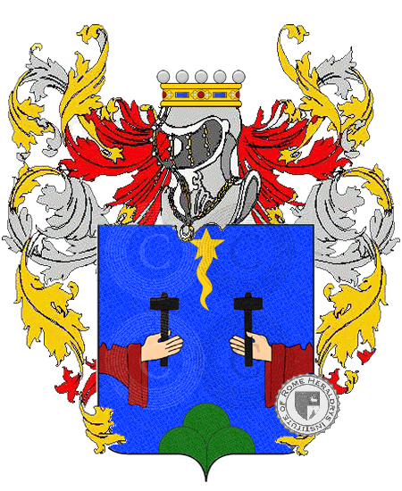 Coat of arms of family maccari    
