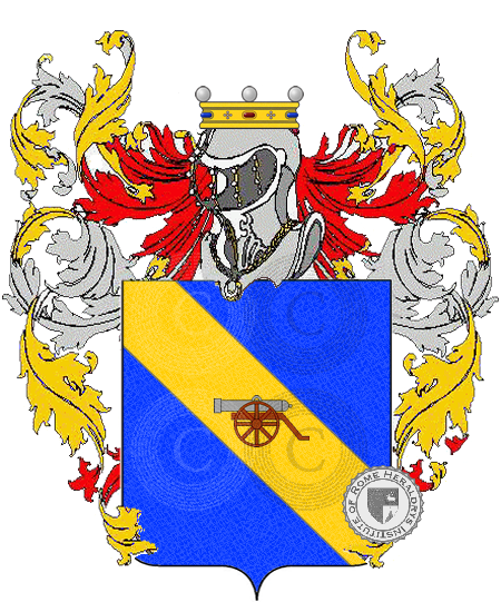 Coat of arms of family trequadrini    