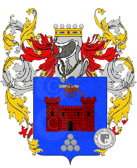 Wappen der Familie del nevo    