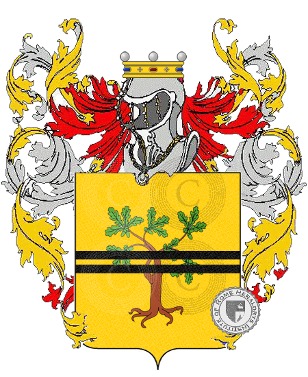 Coat of arms of family tempini     