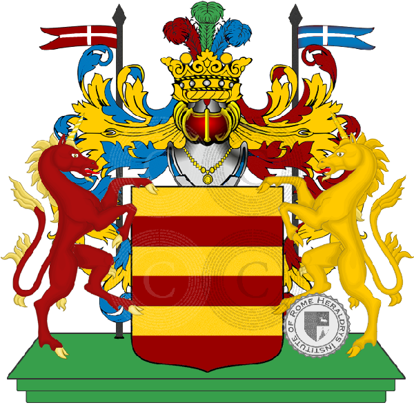 Coat of arms of family aversa        