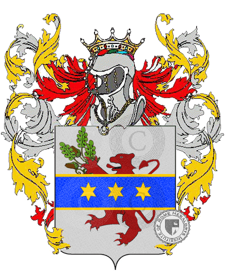 Coat of arms of family cerrini    