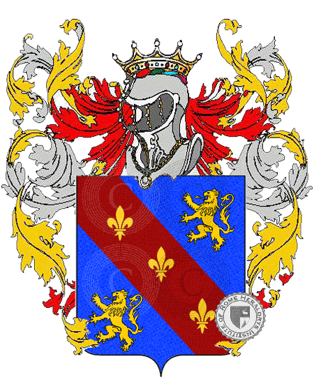 Coat of arms of family della monica        